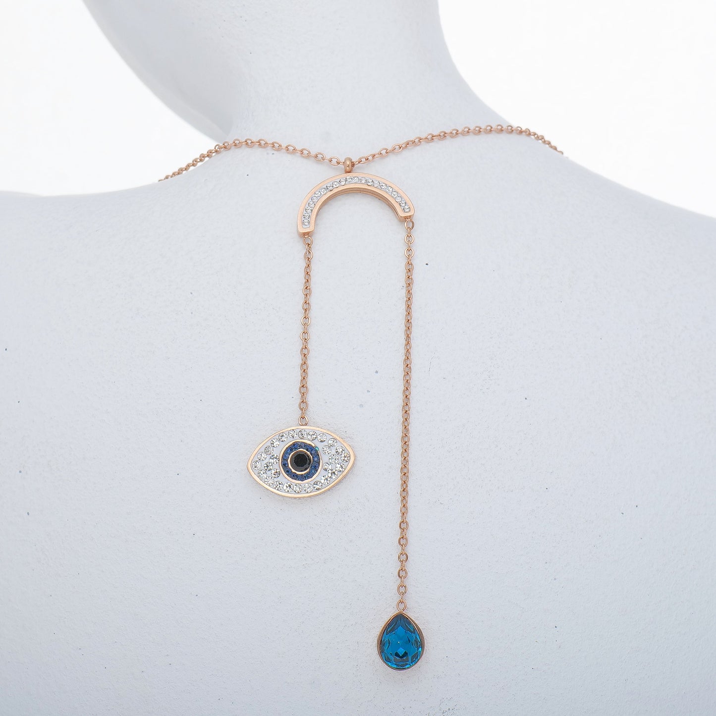 Dangling Evil Eye Necklace