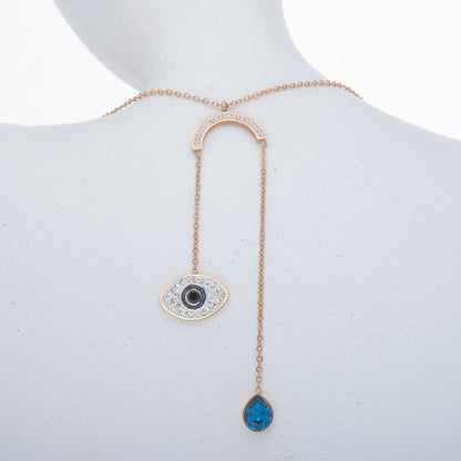 Dangling Evil Eye Necklace