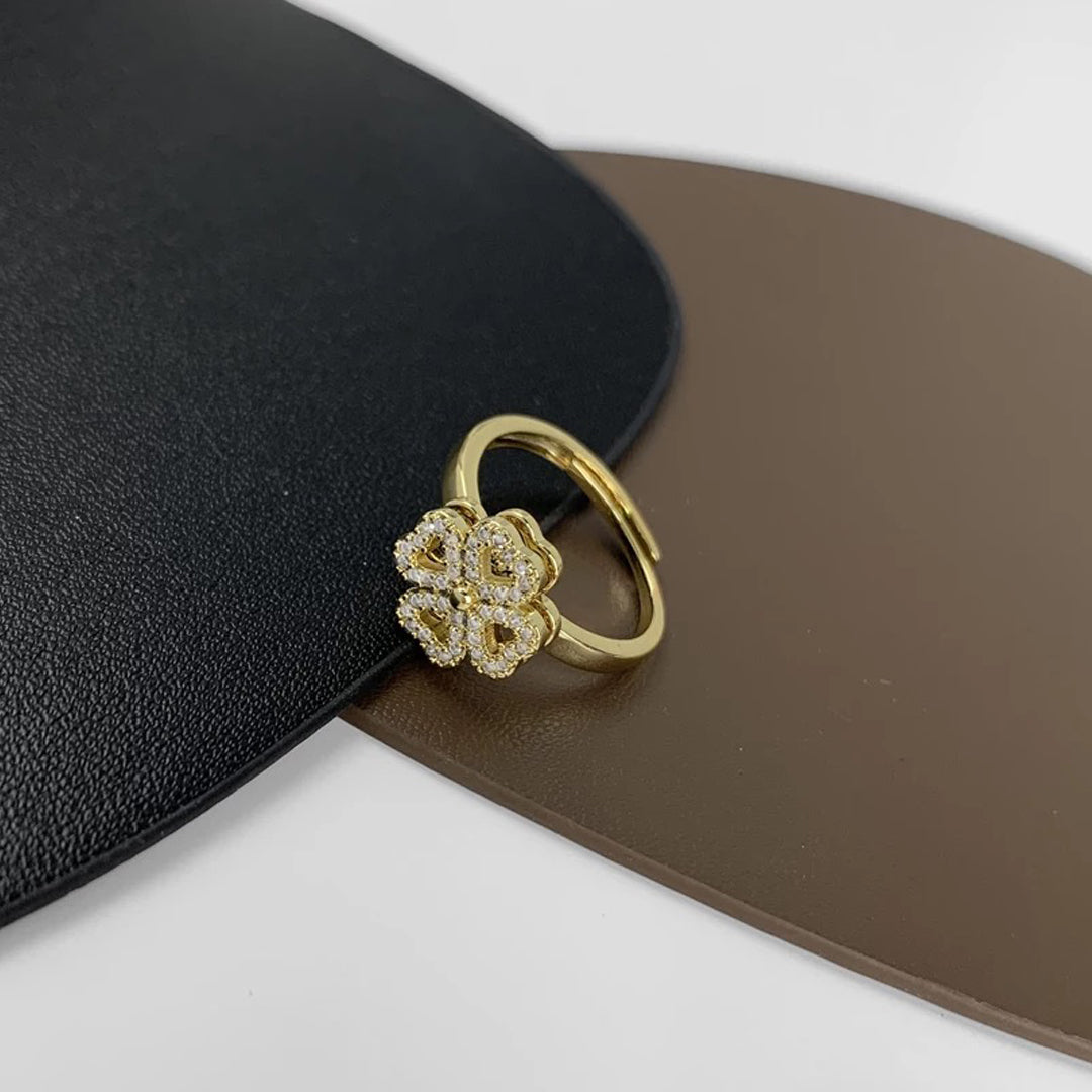 Bosslady 925 Silver Rotating Ring in Rose Gold (Adjustable) - Valentine's  Gift – Zavya