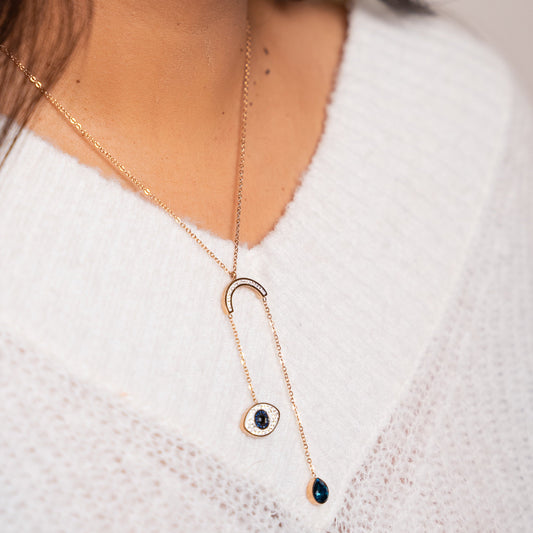 Dangling Evil Eye Necklace