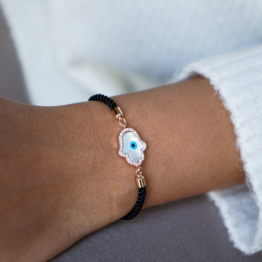 Hamsa Evil Eye Bracelet